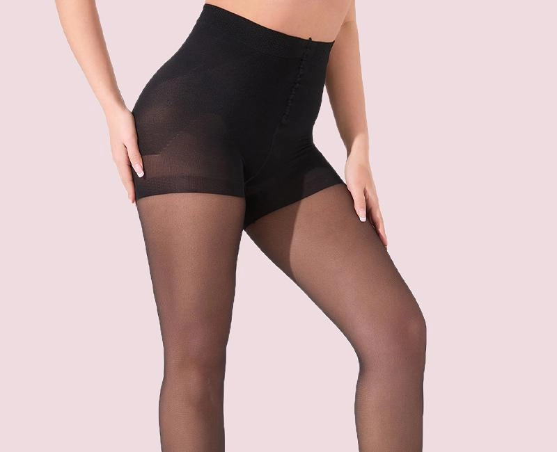 20 denier control-top tights