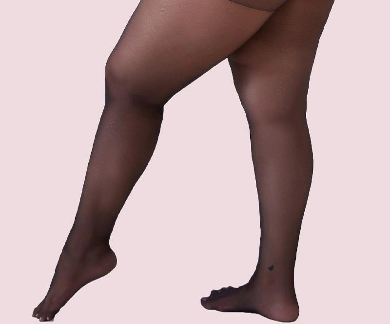 20D Plus-Size Soft Nylon Sheer Tights