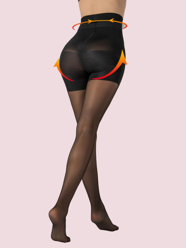 Mallas Ultra Sheer Run Resist con control de cintura 40D - 1916119 - Imagen 4