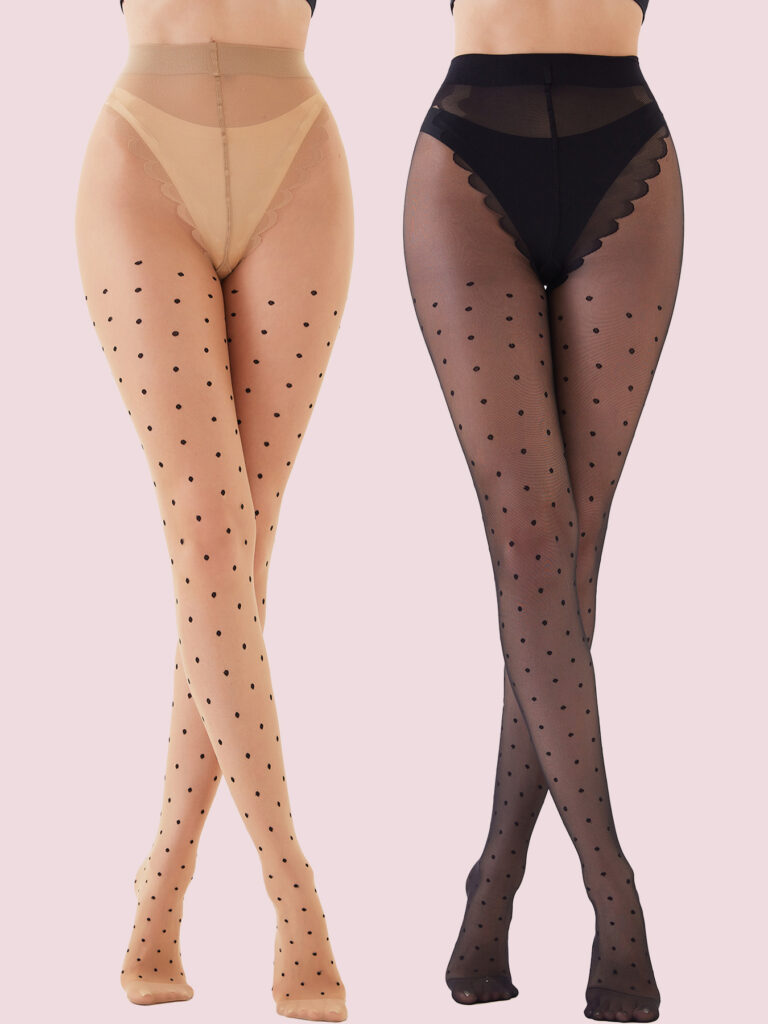 30D Polka Dot Tights