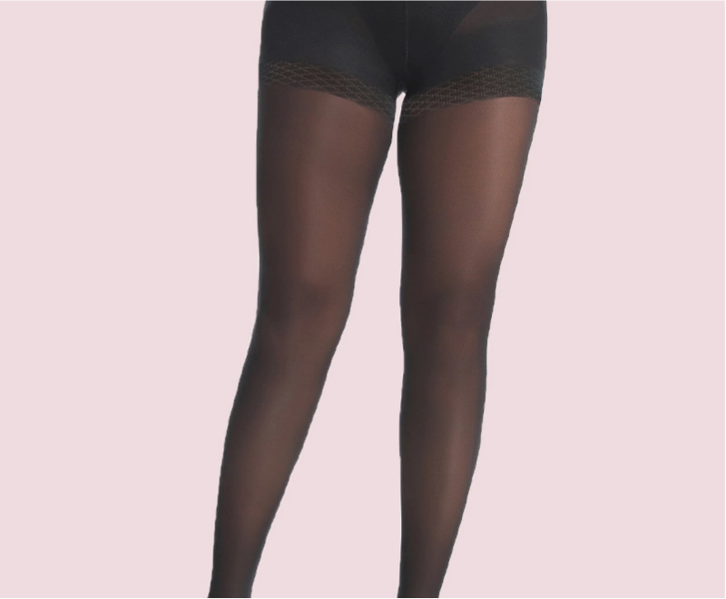 40D Hip Control Mikrodruck Sheer Strumpfhose