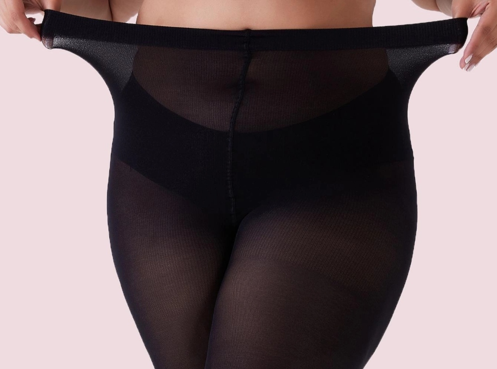 70D Plus-Size Velvet Tights
