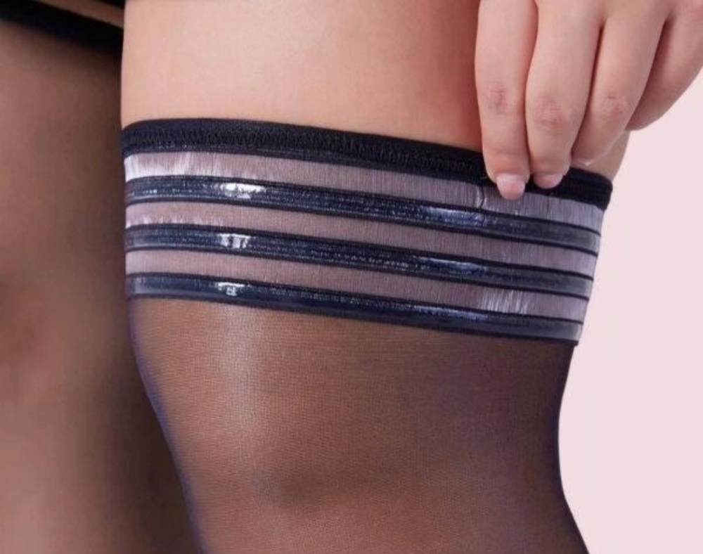 Plus Size Thigh High Stockings