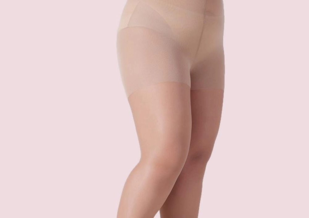 Transparente Strumpfhose in Übergröße 20D