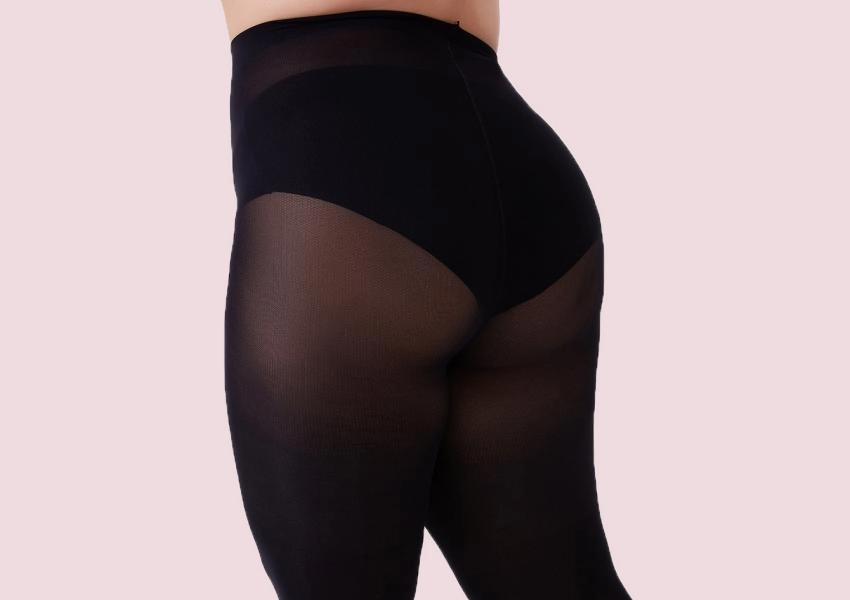 70D Plus-Size Velvet Tights