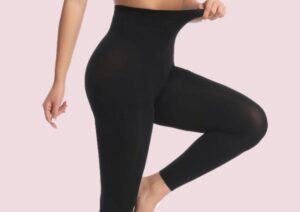 Opaque Tummy-control Footless Tights