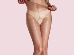 여성용 오픈 크로치 시스루 팬티스타킹